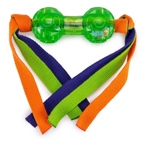 Juguete Para Perro Pesa Con Cintas Color Surtido