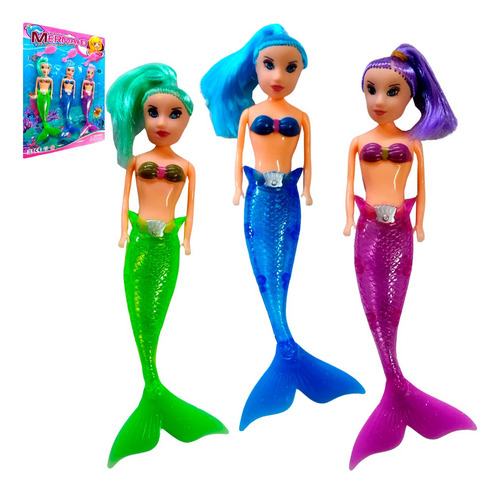 Kit de muñecas en miniatura de Little Mermaid Doll