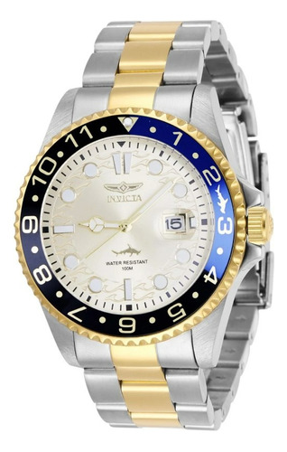 Reloj Para Hombres Invicta Pro Diver 44709 Oro, Acero
