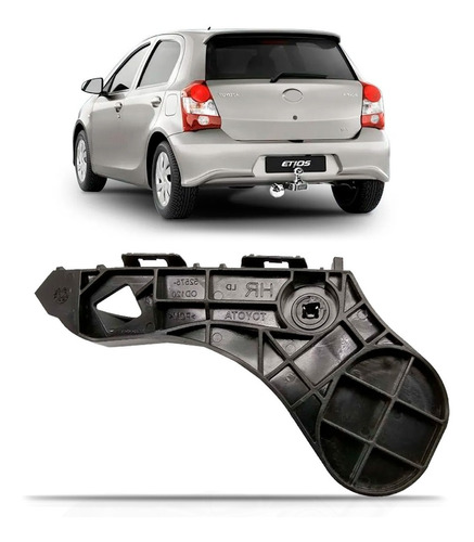 Guia Suporte Parachoque Traseiro Etios Hatch 2013/16 Oferta