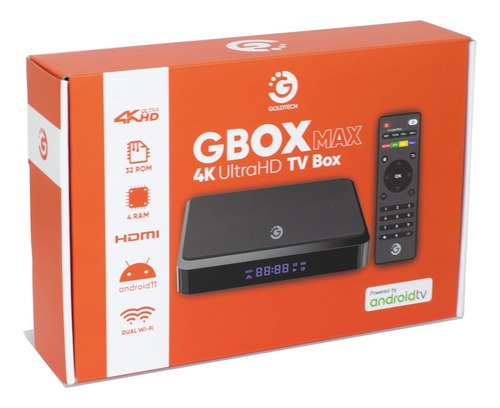  Ultrahd Tv Box Goldtech Gbox Max 4k 4ram Andoroid 11 