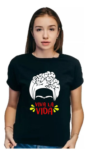 Remera Frida Khalo -  - Id_30 Infantil