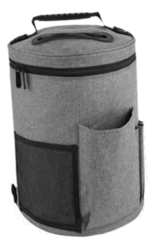 Bolsas De Crochê Bolsa De Armazenamento De Lã Grande Cinza