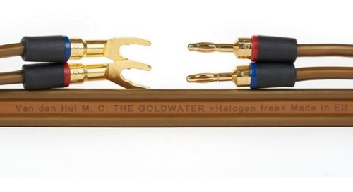 Imagen 3 de 4 de Cable Parlantes Van Den Hul Goldwater 2 X 3 Mts Banana
