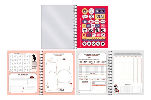 Planner Semanal Esp. 80fls Minnie Vintage Classy Foroni