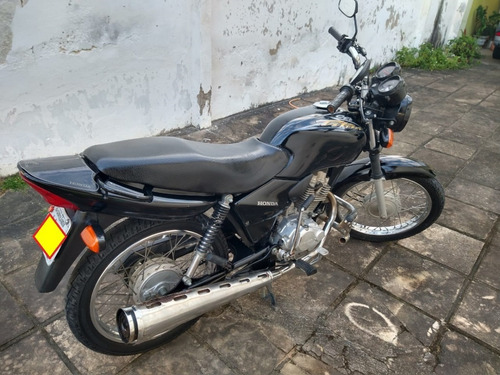 Raridade ! Titan 125 Kse Preta 2004 Nova Nova Nova + Brinde