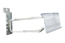 Comprar Pack 100 Ganchos Doble A Panel Ranurado Portaprecio 25cm ibm
