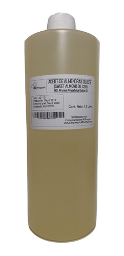 Aceite De Almendras Dulces 1 Litro