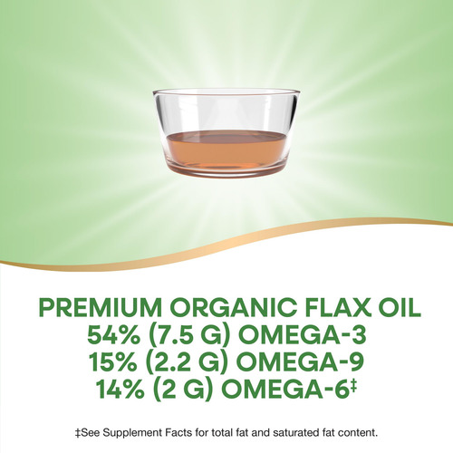 Aceite De Lino Orgánico Super Lignan Omega 3 473 Ml