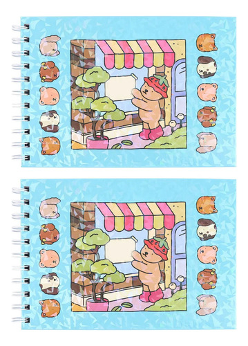 2 Lindos Libros Para Colorear Con Forma De Osito, Tapa Dura,