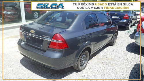 Chevrolet Aveo Ls 1.6 2010 Gris Oscuro 4 Puertas