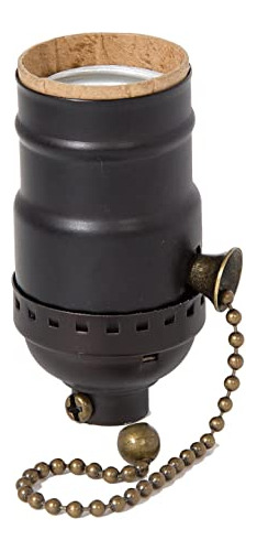 B&p Lmpara Bronce Antiguo - Interruptor Cadena Encendido/apa