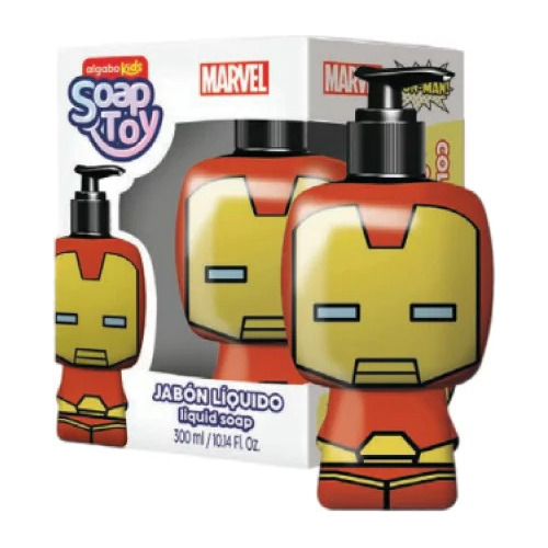 Jabón Líquido Iron Man X 300ml - Marvel Avengers Algabo Kids
