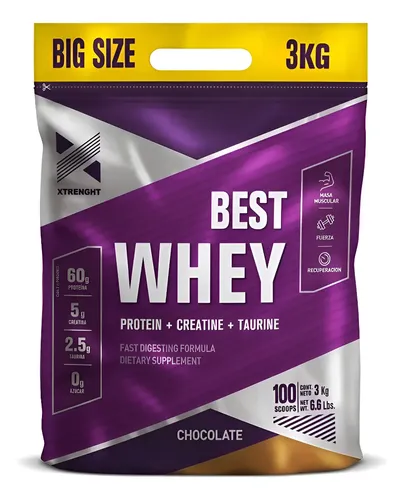 Suplemento En Polvo Xtrenght Nutrition Proteínas Sabor Choc - Best Whey ...