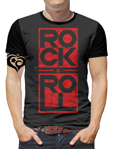 Camiseta Rocker Rock Masculina Moto Banda Adulto Roupa Blusa