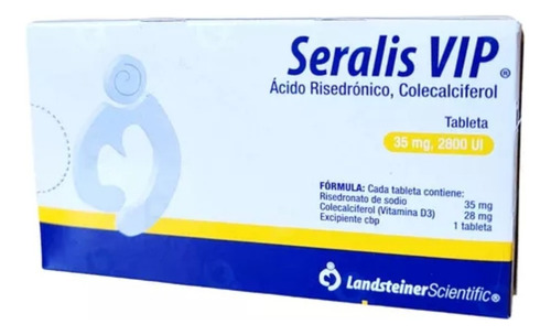 Seralis Vip Ácido Risedrónico Colecalciferol 35 Mg 10 Tabs