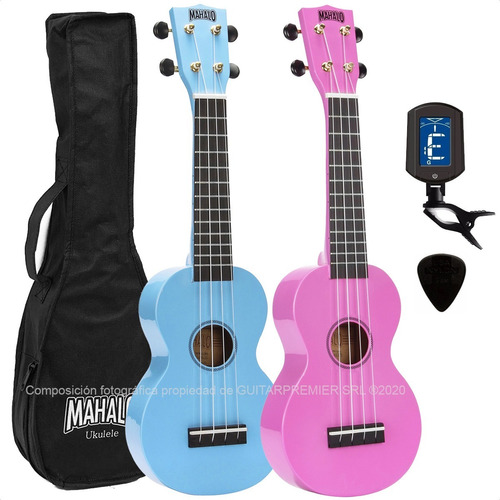 Ukelele Soprano Superior Funda Afinador Pua Envio Gratis