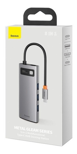 Adaptador Hub Multifuncional 5 En 1 P/mac Samsung Baseus