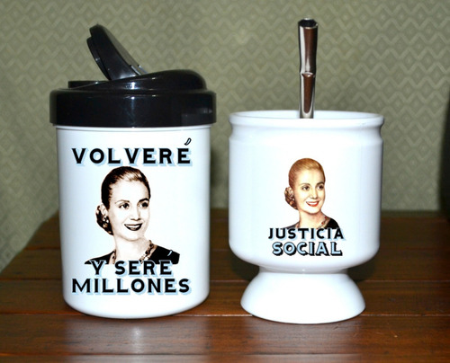 Mate Y Yerbera - Eva Y Perón