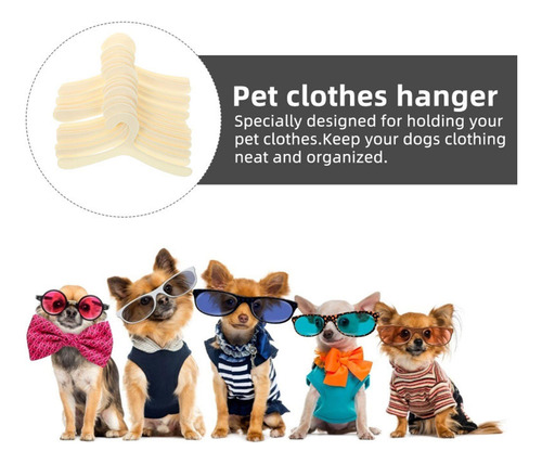 Perchas Para Ropa De Mascotas, 20 Piezas, Perchas Ligeras