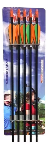 Flechas Para Arco Fibra De Vidrio Mendoza Mar027 5 Pack 76cm