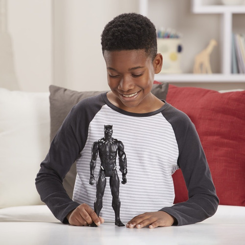 Imagem 6 de 6 de Boneco Marvel Pantera Negra 30cm Power Fx 2.0 - Hasbro E5875