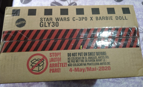 Barbie Star Wars - C3po Mattel Original (Usado)