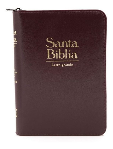 Biblia / Rvr055cztilga/ Vinotinto Indice Canto Dorado