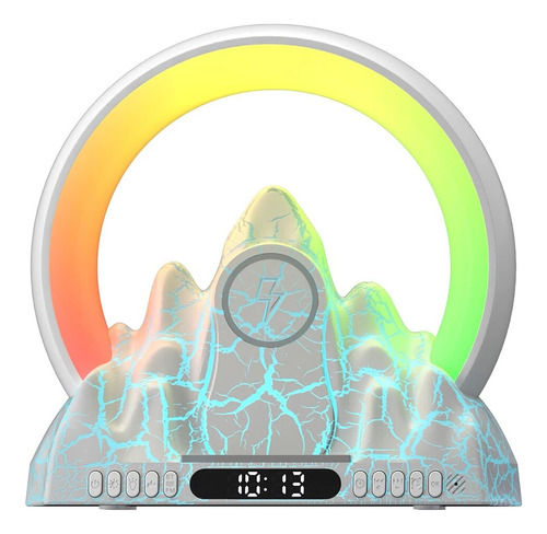 Reloj Despertador Rgb, Altavoz Compatible Con Bluetooth, Car