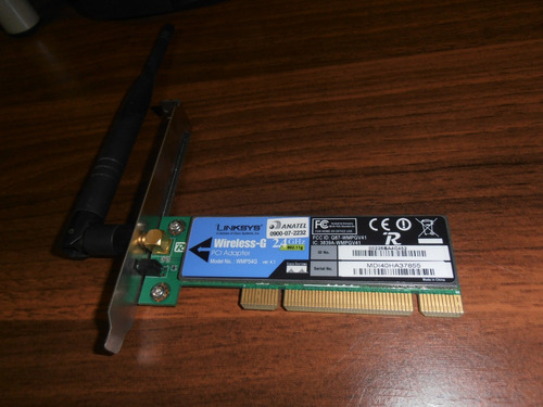 Tarjeta Red Wireless Pci Linksys Wmp54g Ver4.1