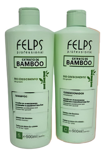 Felps Extrato De Bamboo Shampoo E Condicionador Kit 2x50ml