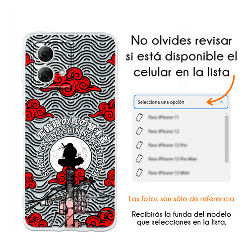 Funda Para Motorola Naruto Itachi Noche Masacre Clan Uchiha