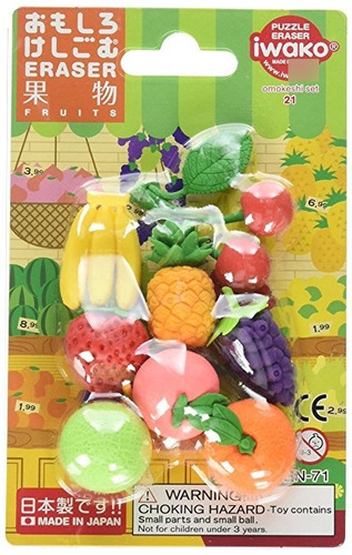 Iwako Japonesa Fruta Goma De Borrar
