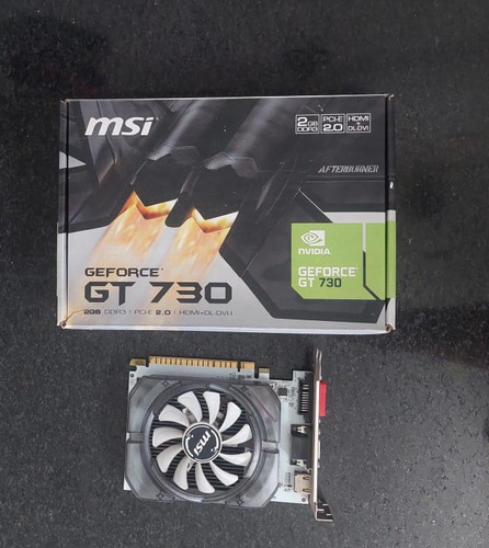 Placa De Video Nvidia Msi Geforce 700 Series Gt730 2gb