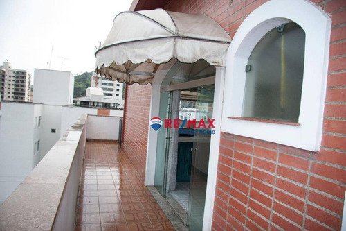 Imagem 3 de 20 de Cobertura À Venda, 180 M² Por R$ 350.000,00 - Praia Da Enseada - Guarujá/sp - Co0068