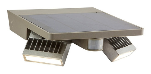 Lampara De Pared Led Solar Aberdeen Gris 4w 4000k Tecnolite