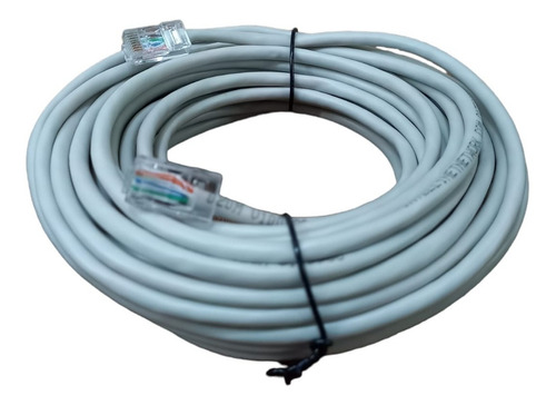 Cable De Red Ethernet 10 Mts. Intellinet Cat.6e Armado, Gris