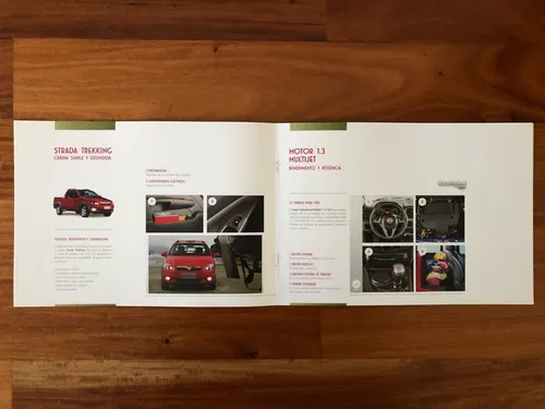 Folleto Tipo Libro De Agencia Original Fiat Nueva Strada Zwt (Usado)