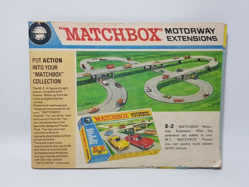 Antiguo Catálogo Matchbox Motorway Extensions Mag 56995