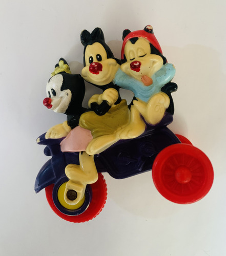 3 Figuras Plástico Animaniacs Wakko Yakko Dot Mc Donald's (Usado)