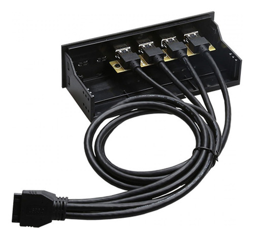 Concentrador De Panel Frontal De 5,25 4 Puertos Usb 3.0