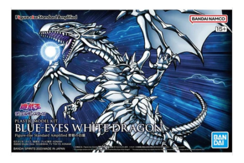 Figura Model Kit Bandai Blue-eyes White Dragon