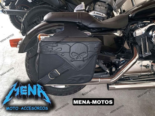 Alforjas Motocicleta Chopper Semirigidas