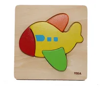 Comprar Juegos Juguete Madera Viga Encastre Niño Didactico Avion