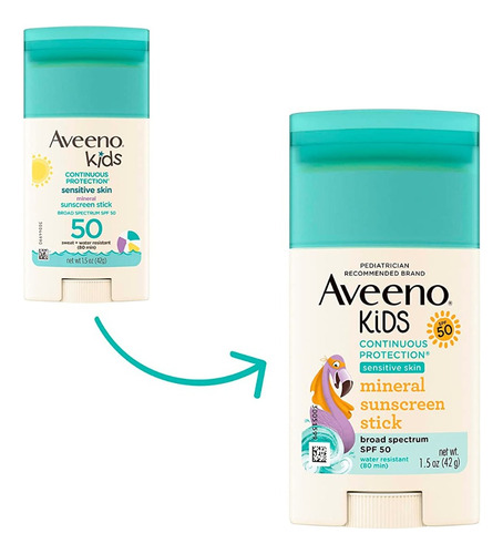 Protetor Solar Kids Stick Aveeno Mineral Spf 50