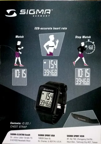Pulsometro sigma id go sale