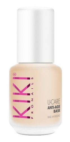 Base Anti Edad Fortalecedor P/ Uñas U-care Kiki Idraet 15ml