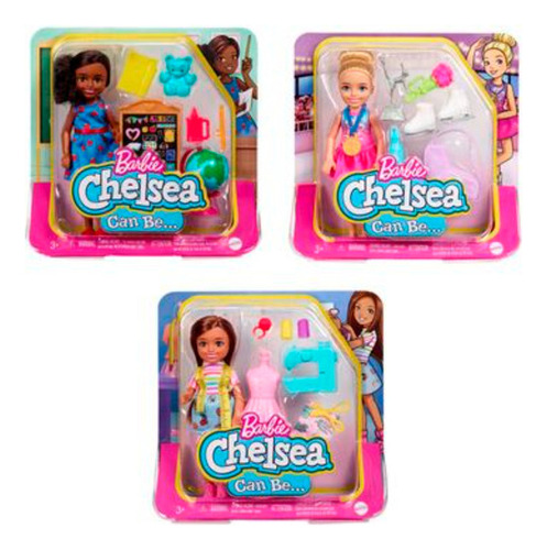 Muñeca Barbie Chelsea Profesiones X Unidad Mattel 6468/gtn86