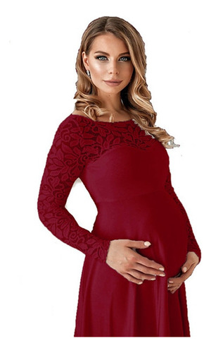 Vestidos De Maternidad Blancos Para Fiesta De Baby Shower, E