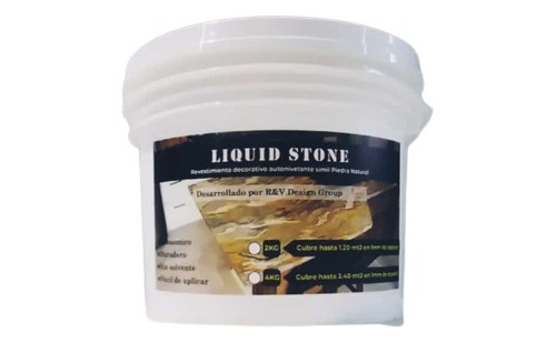 Liquid Stone Mural Mesadas Y Pisos + Hidro Primer